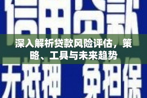 虾峙深入解析贷款风险评估，策略、工具与未来趋势