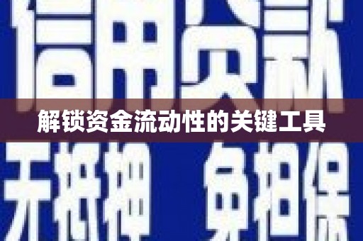 湘潭解锁资金流动性的关键工具