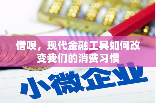 璧山借呗，现代金融工具如何改变我们的消费习惯