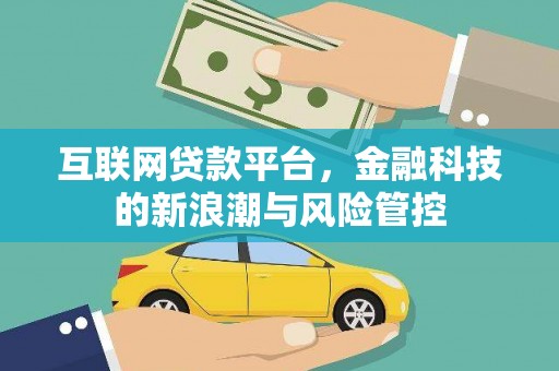 沈北新区互联网贷款平台，金融科技的新浪潮与风险管控