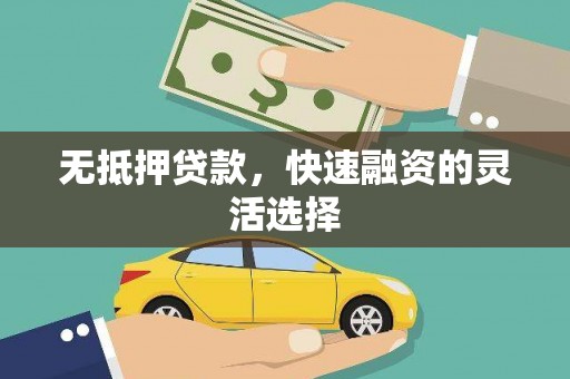 罗山无抵押贷款，快速融资的灵活选择