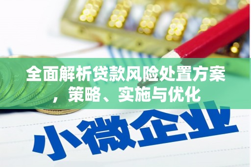 萨迦全面解析贷款风险处置方案，策略、实施与优化
