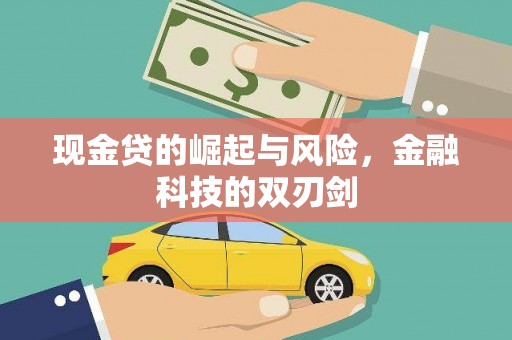 市中区现金贷的崛起与风险，金融科技的双刃剑