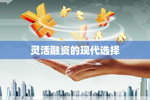广水灵活融资的现代选择